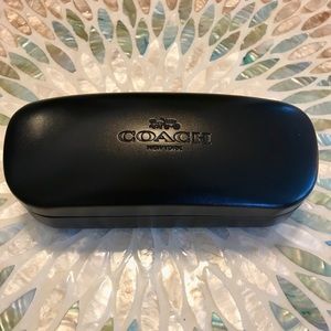 Coach leather hard-shell sunglasses/glasses case